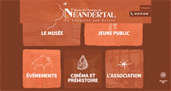 Desktop Screenshot of neandertal-musee.org
